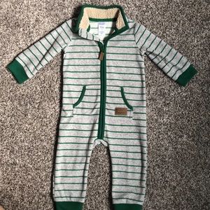 Fleece jumpsuit 12m